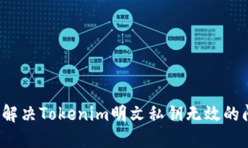 如何解决Tokenim明文私钥无效的问题？